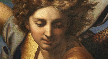 Raphael, Archangel Michael, detail
