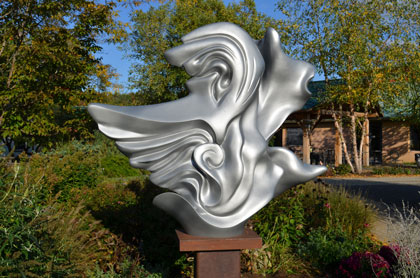 Flight, a new sculpture by Martina Angela Müller